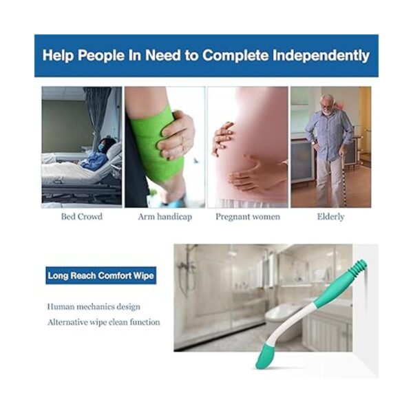 Long Reach Comfort Wipe Herramientas de ayuda para el