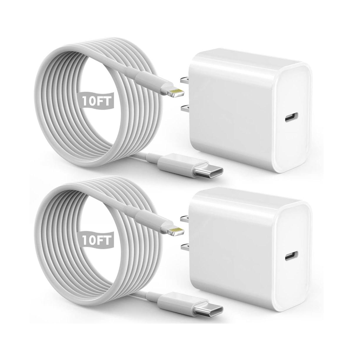 Cargador rápido para iPhone cargador de pared USBC rápido