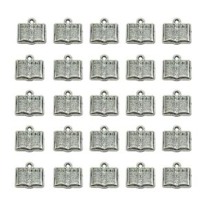 FAIWAWU 30 dijes de plata de la Biblia sagrada para hacer_1