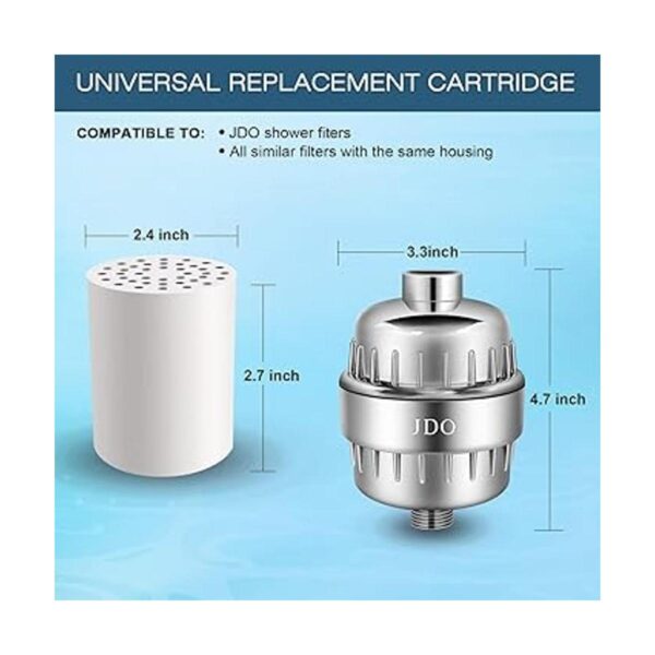 JDO Shower Filter Replacement Cartridge Universal 18_5