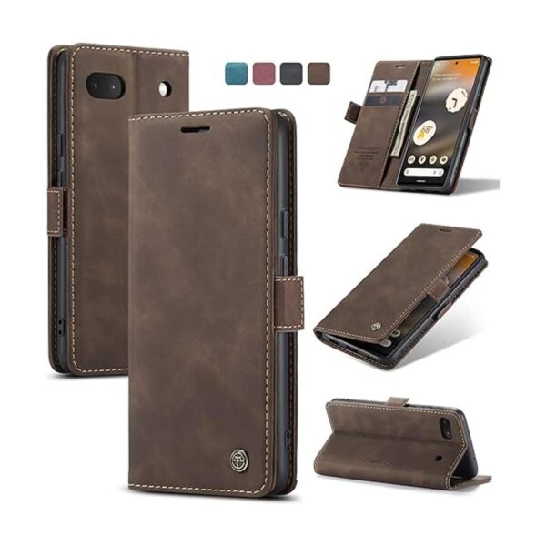 Kowauri Funda para Google Pixel 6A diseño clásico de piel_1