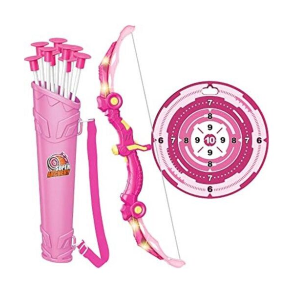 Juguetes de arco y flecha con arco con luz LED regalo de_1