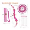 Juguetes de arco y flecha con arco con luz LED regalo de_3