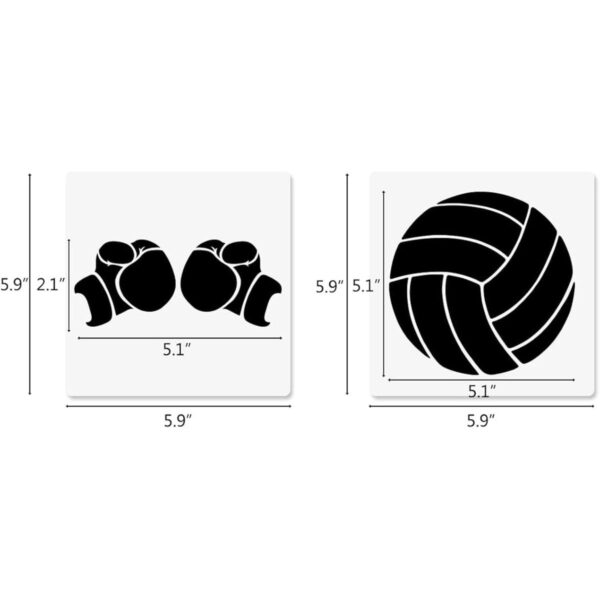 Plantillas deportivas 16 plantillas de pelota deportiva