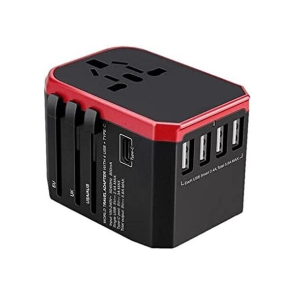 Adaptador de viaje universal internacional enchufe de