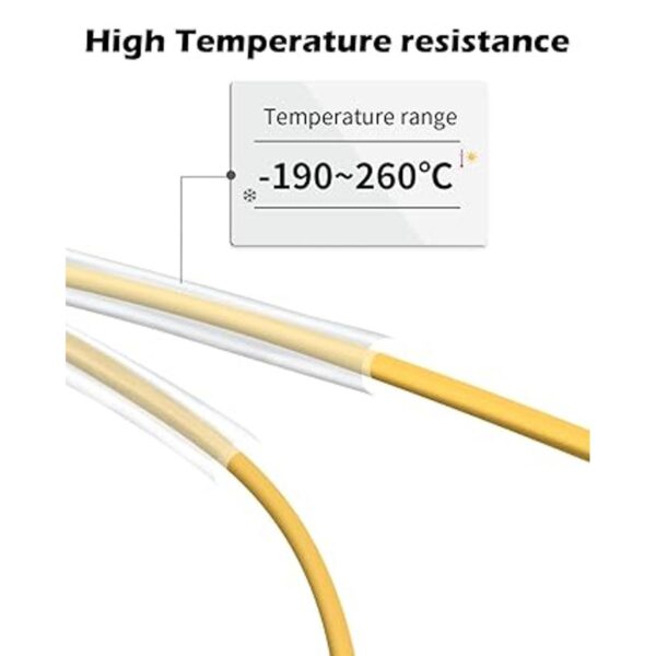 Geeetech Tubo de teflón de PTFE transparente 0.079 in de_2