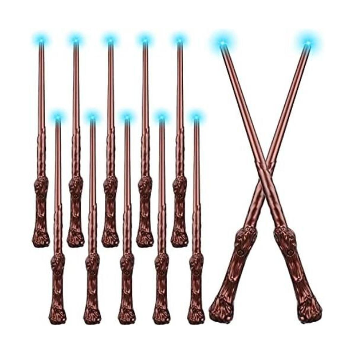 Jerify Varitas de mago mágicas iluminadas 10 piezas