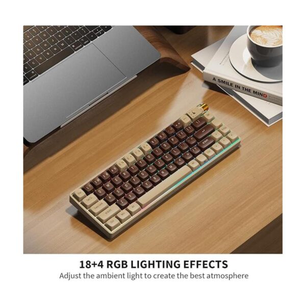 ROYALAXE X ProtoArc R68 Teclado mecánico inalámbrico con_6