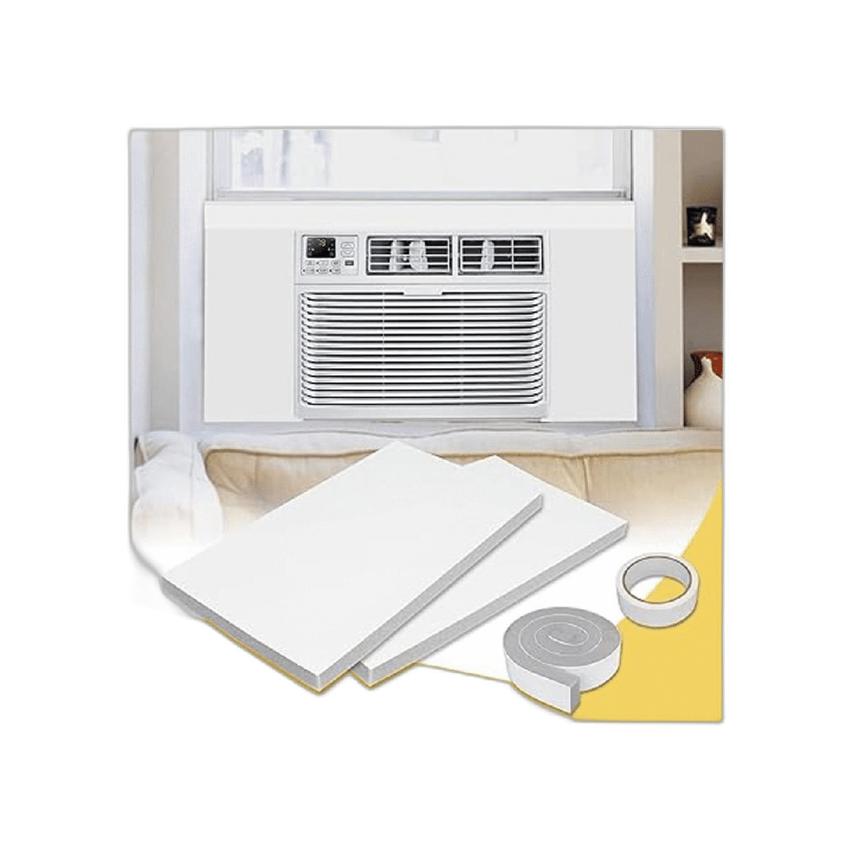 Powrocket Panel aislado de espuma de aire acondicionado