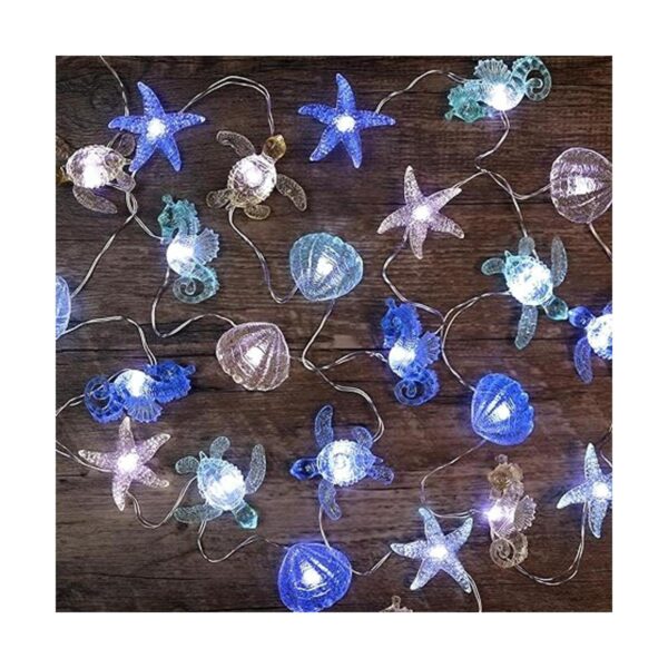 Bartlett Guirnalda de luces decorativas para playa_2