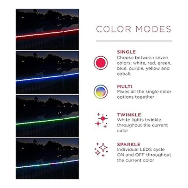 UltraPro Luces de cuerda de escape cambio de color_5