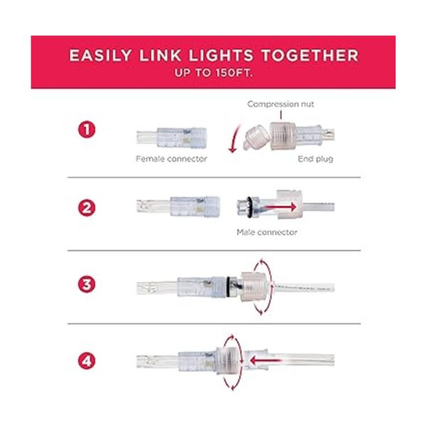 UltraPro Luces de cuerda de escape cambio de color_6