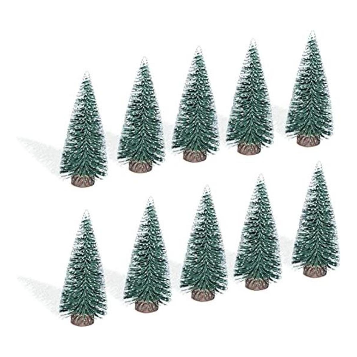 10 piezas de 4 pulgadas de botella de árbol de Navidad de