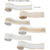6 rollos de cinta de arpillera natural con encaje blanco y_3