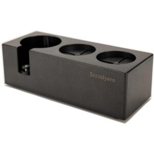 Tamping Station Plastic Espresso Tamper Mat Stand Black_1