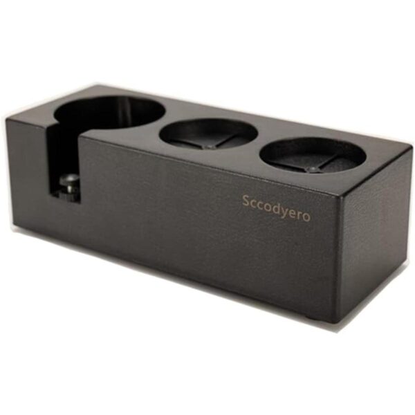 Tamping Station Plastic Espresso Tamper Mat Stand Black_1