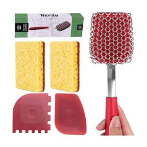 Kit de limpieza de hierro fundido de 5 piezas herramienta_1