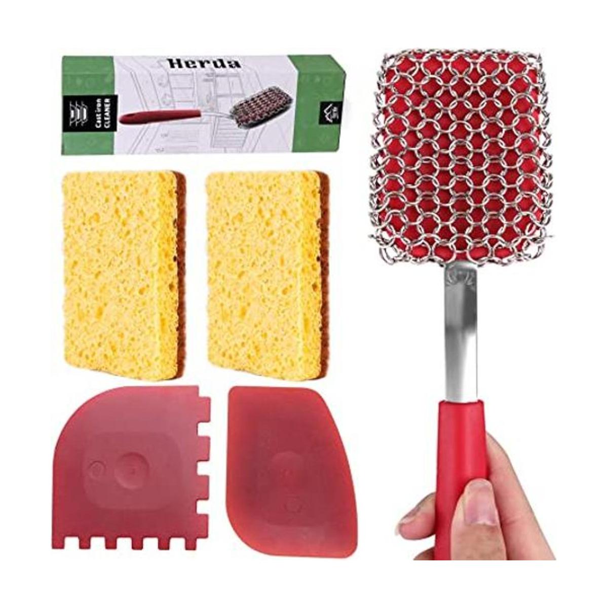 Kit de limpieza de hierro fundido de 5 piezas herramienta