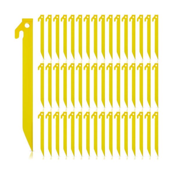 36 estacas de plástico para tienda de campaña de 9_1