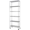 Homdox 6Tier Storage Shelf Wire Shelving Unit Free