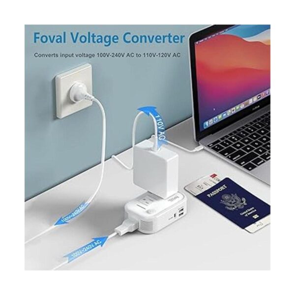 Adaptador de viaje de 220 V a 110 V convertidor de_2