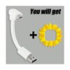 Soporte de cargador USB ajustable con funda de cámara de_3