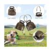 GINDOOR 5 Pack Reflective Goat Collars with Bells Cow