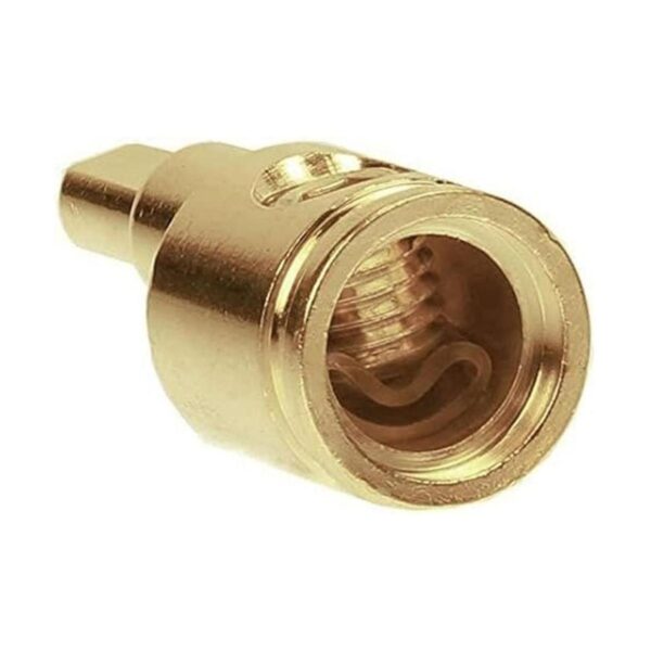 Latón con reductor de alambre chapado en oro de calibre 0_4