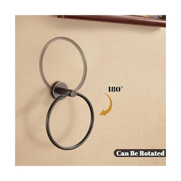 Soporte de papel higiénico de bronce soporte para toallas_4