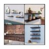 BOSWILLON Estantes flotantes negros para pared 4 juegos_5