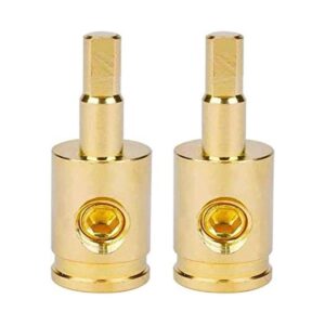 Latón con reductor de alambre chapado en oro de calibre 0_1