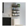 BOSWILLON Estantes flotantes negros para pared 4 juegos_4