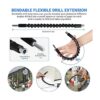 Juego de 24 extensiones de brocas flexibles accesorios de