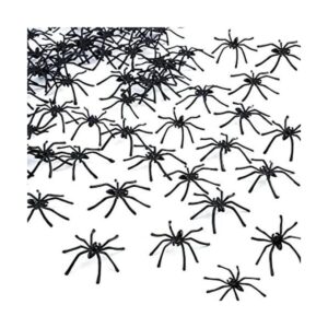 BAINFE 100 piezas de mini arañas de plástico de Halloween