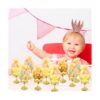 15 piezas corona rellenable con bolsa corona dorada_5