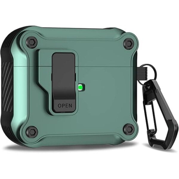 RFUNGUANGO Funda para Airpods de 3 generación con clip de_1