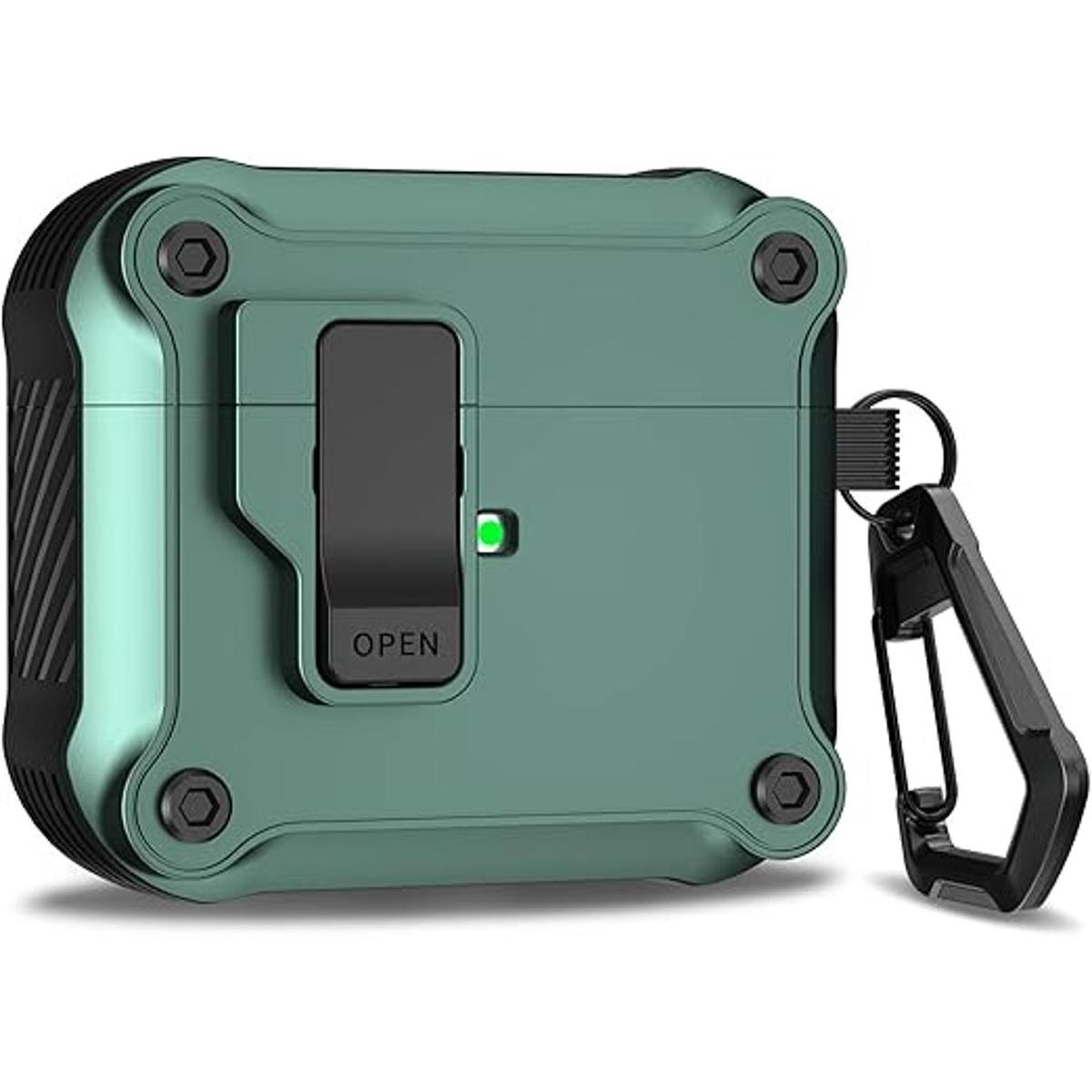 RFUNGUANGO Funda para Airpods de 3 generación con clip de