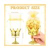15 piezas corona rellenable con bolsa corona dorada_3