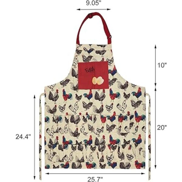 Foxyoo Delantal de huevos para huevos frescos delantal de_5