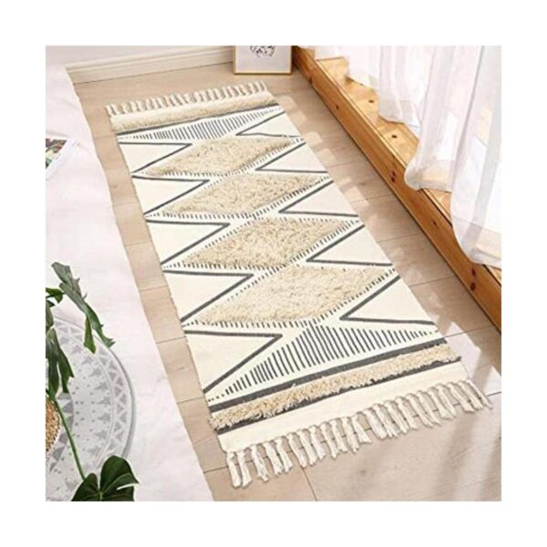 LEEVAN Alfombra de pasillo bohemia de 2 x 6 pies diseño_1
