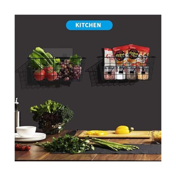 Cestas colgantes de cocina para almacenamiento cestas