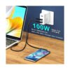 Cable USB C a USB C de 100 W 1 pie paquete de 3 cables_3