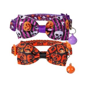 Paquete de 2 collares de gato de Halloween collar de gato_1