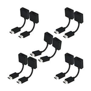 SaiTech IT Paquete de 10 cables de extensión HDMI macho a_1
