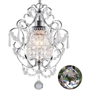 Mini lámpara de araña moderna lámpara de techo de cristal_1