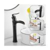 GGStudy Grifo de baño de bronce aceitado con una sola_4