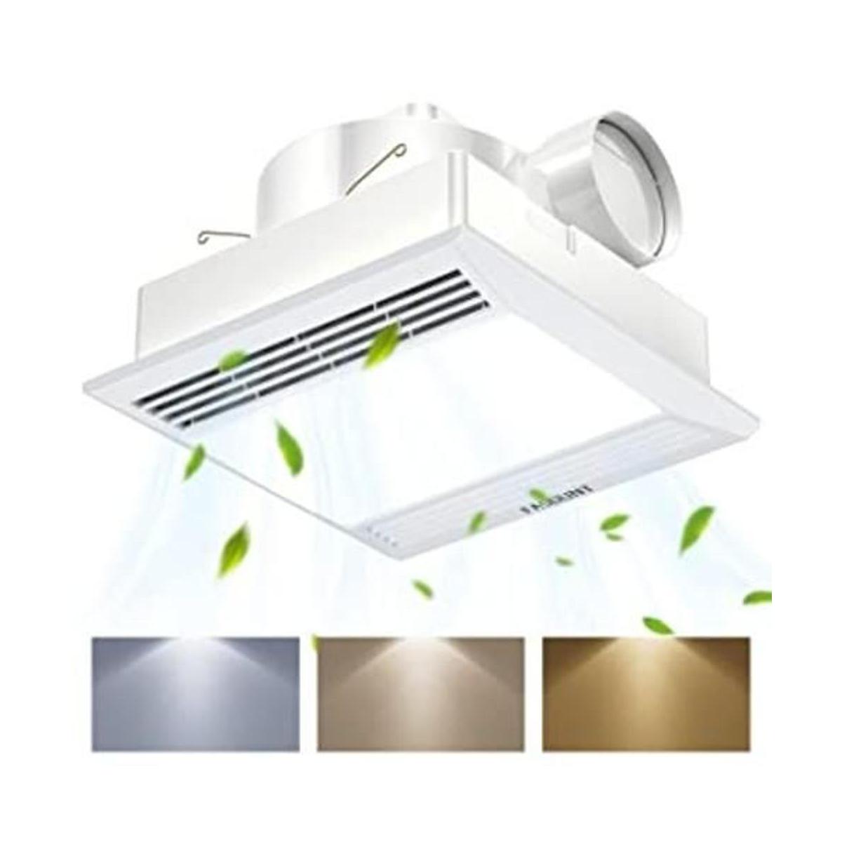 FASDUNT Ventilador de escape de baño ultra silencioso con