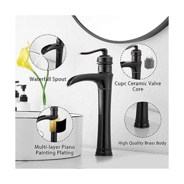 GGStudy Grifo de baño de bronce aceitado con una sola_5
