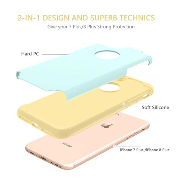 Fingic Funda para iPhone 7 Plus funda para iPhone 8 Plus_2