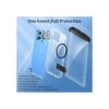 Fudley 8 en 1 Funda para iPhone 13 Pro Max con 2